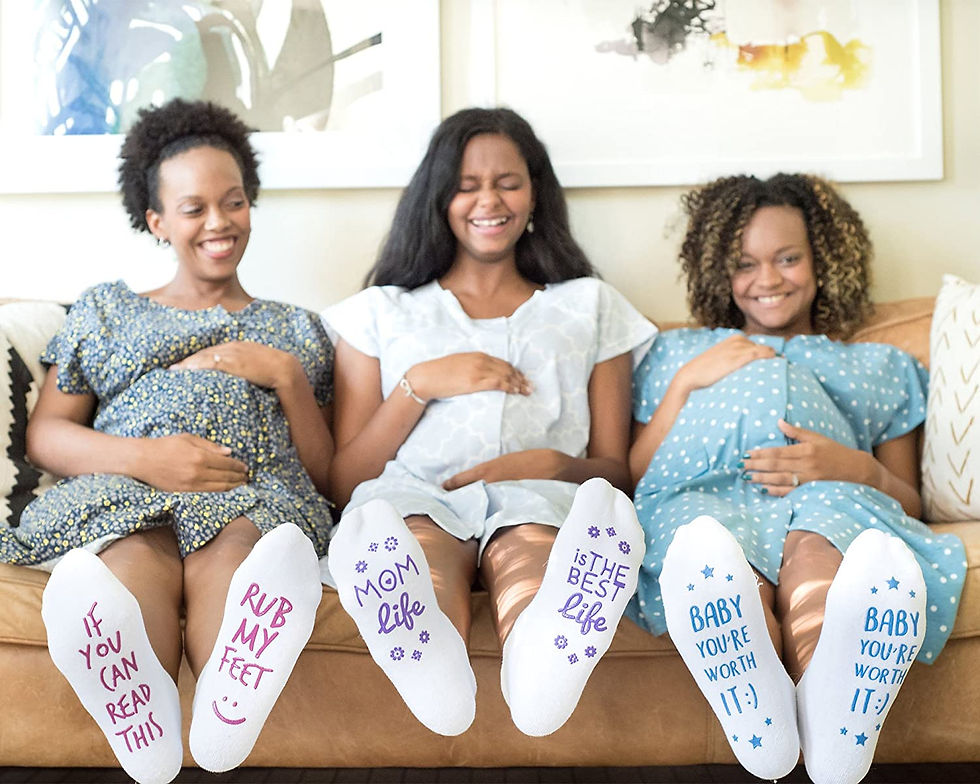 Thumbnail: Labor and Delivery Inspiration Fun Non Skid Socks
