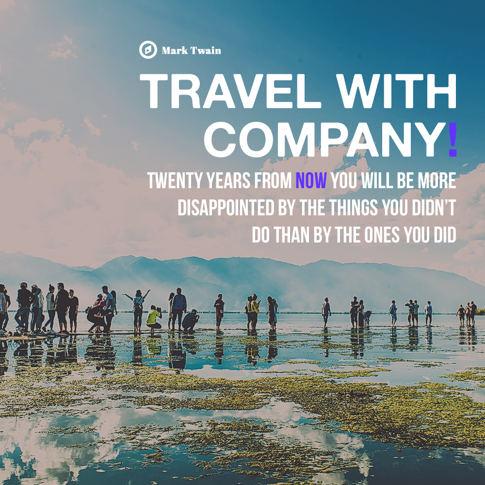 332 - Escape as a group and travel with friends.