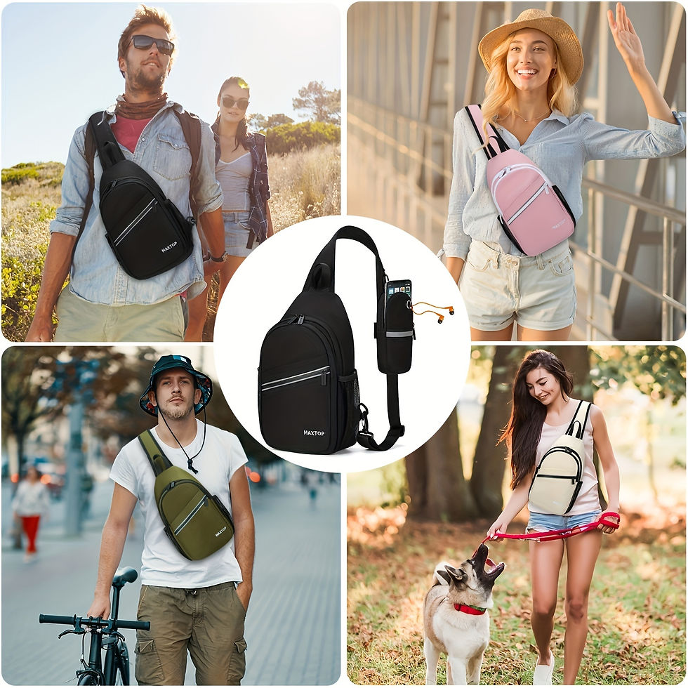 Thumbnail: Travel Crossbody Bag With Detachable Phone Pouch
