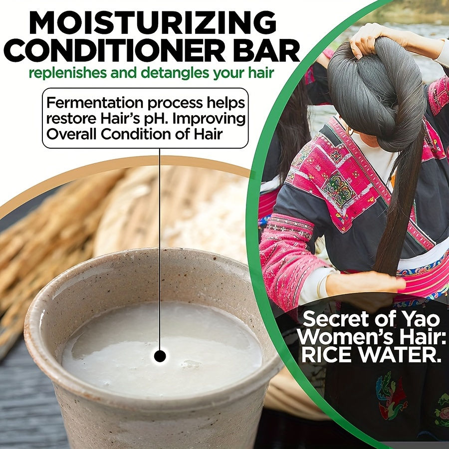 Thumbnail: Rice Water, Raw Pulp Hair Conditioning Bar