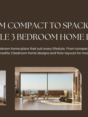 3 bedroom home plans