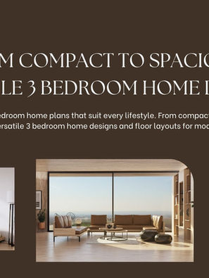 3 bedroom home plans