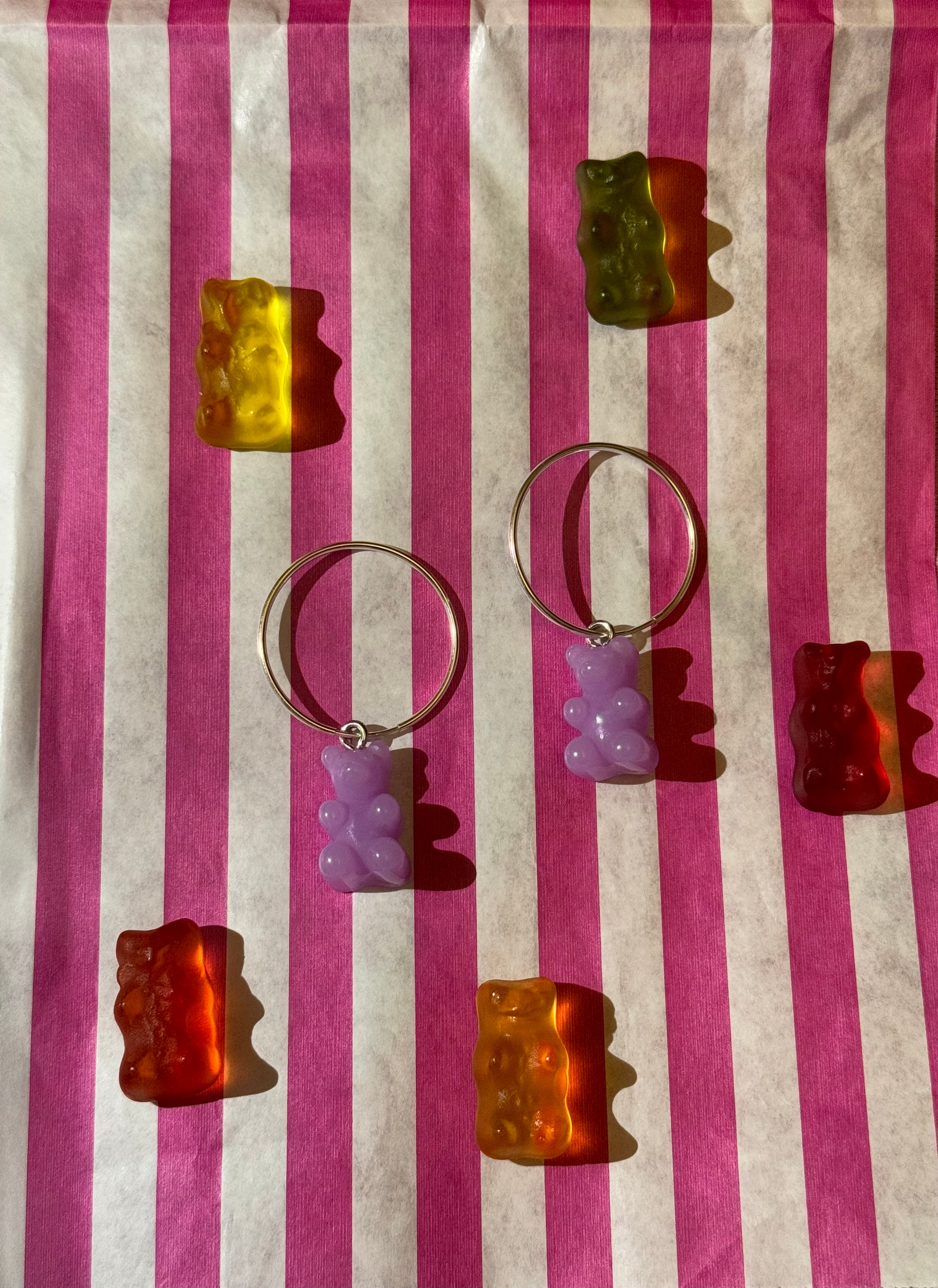 Gummy Bear Hoop Earring