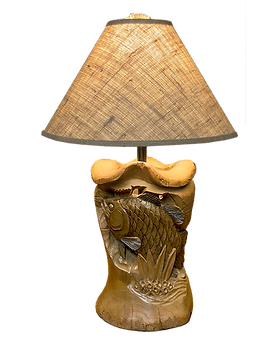 RiceGrinderFishCarvTableLamp