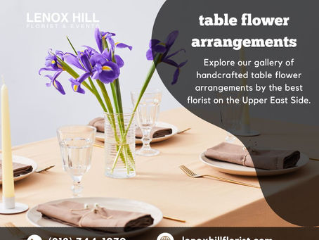 table flower arrangements
