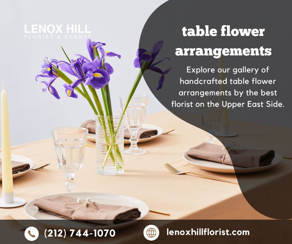 table flower arrangements