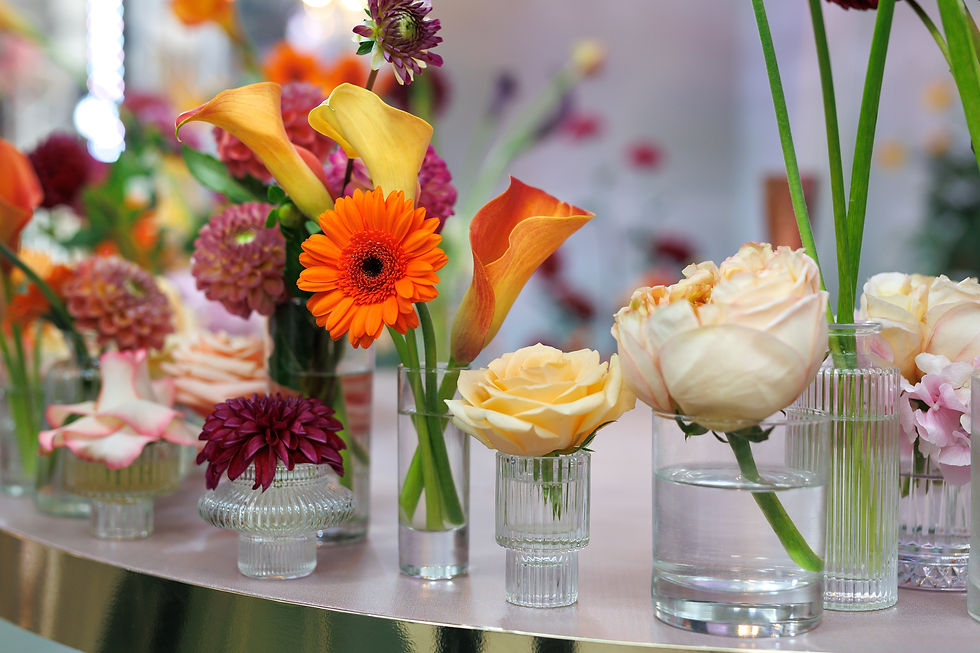 flower centerpieces for anniversary party nyc