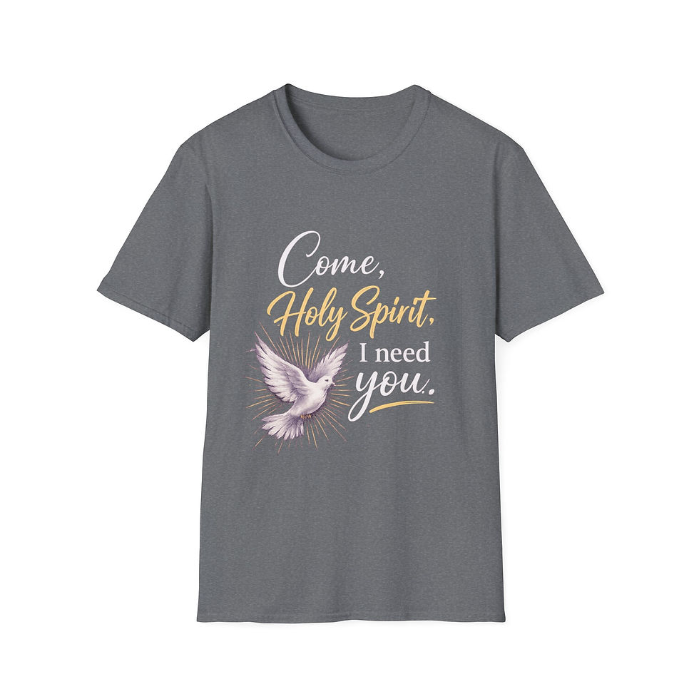 Thumbnail: T-Shirt (Women) “Come Holy Spirit Bible Scripture T-Shirt