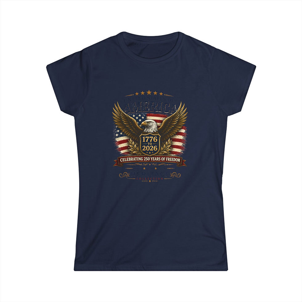 Thumbnail: America 250 Anniversary Women's Tee — Patriotic 250th Celebration T-Shirt