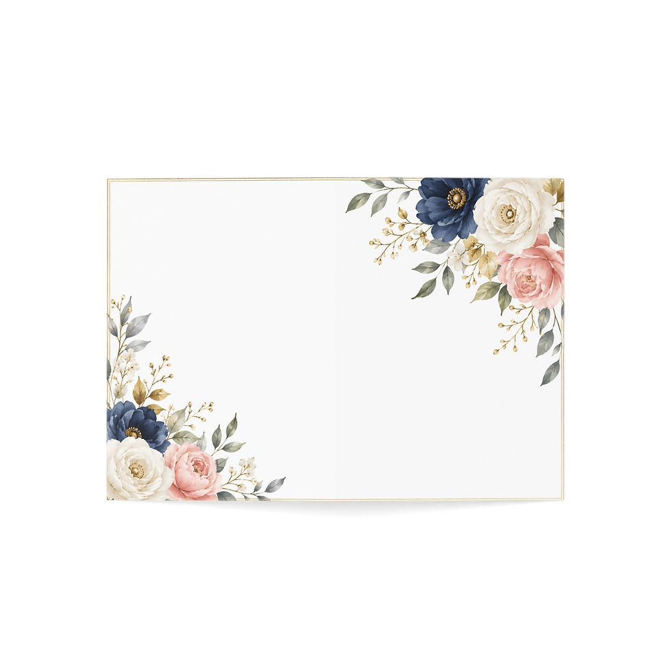 Thumbnail: Blank Greeting Cards - Folded Blank Note Cards (1, 10, 30, 50pcs)