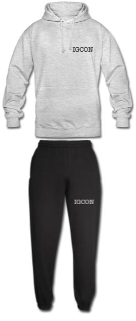 Thumbnail: Tracksuit (IGCON) grijs-gemêleerd