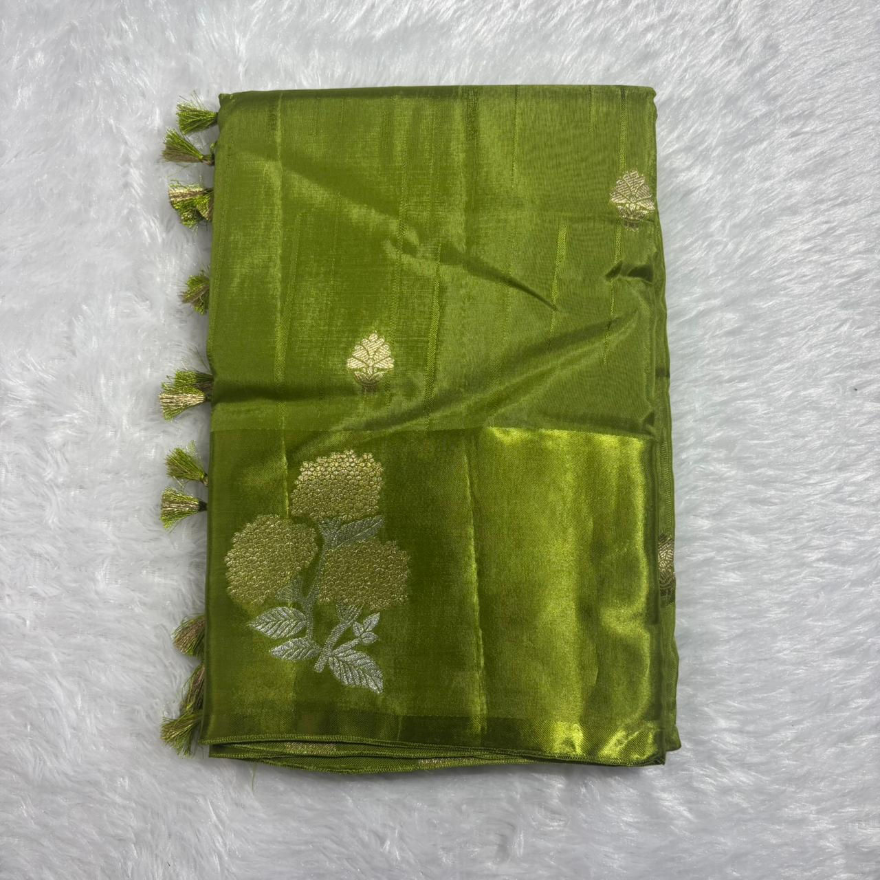 Banaras Mushroom Saree