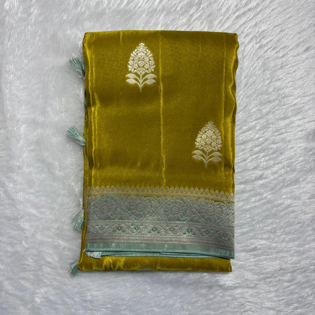 Banaras Mushroom Saree