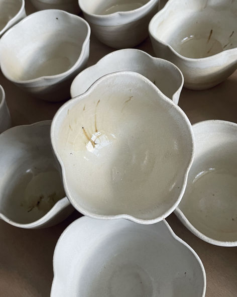 bespoke stoneware handmade bowls for chef