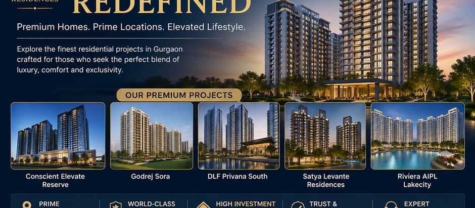 Luxury Living Redefined: Discover Premium Residences in Gurgaon