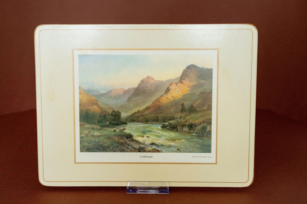 Thumbnail: Pimpernel "Scottish Scenes" Alfred de Bréanski Vintage Boxed Set of 6 Placemats 