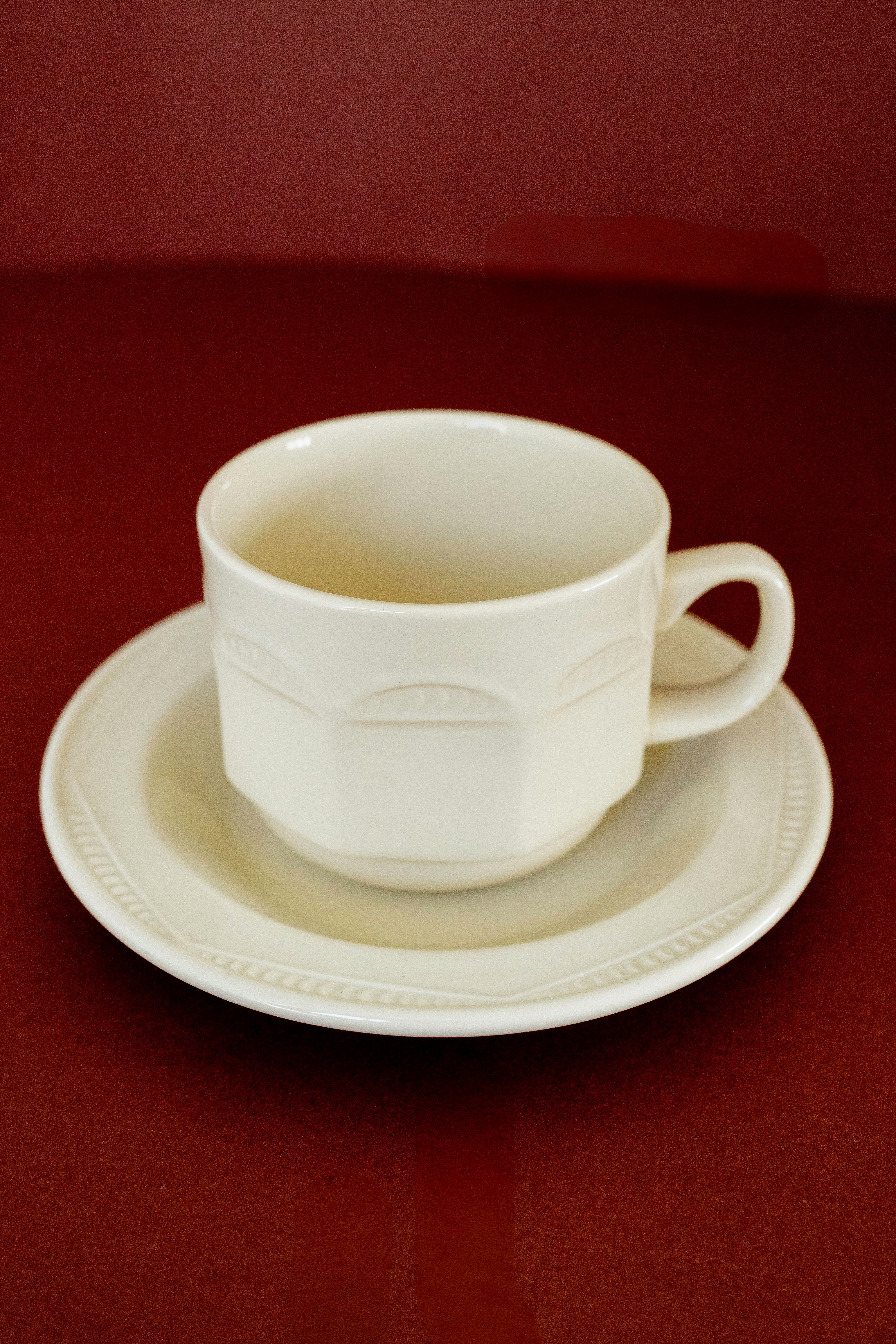 Steelite Monte Carlo Ivory Tea Set for Eight – c.1980s–1990s