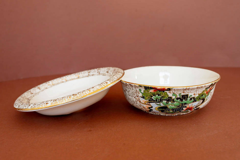 Thumbnail: Thomas Forester Phoenix Ware Imari Wash Set - England c.1920s