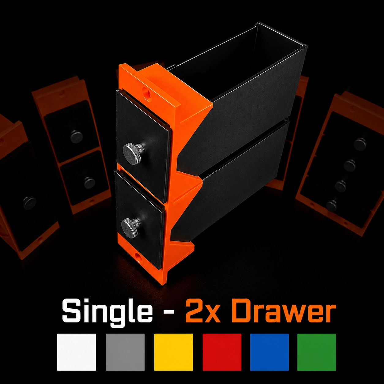 500 Series Single Space 2xDrawer System