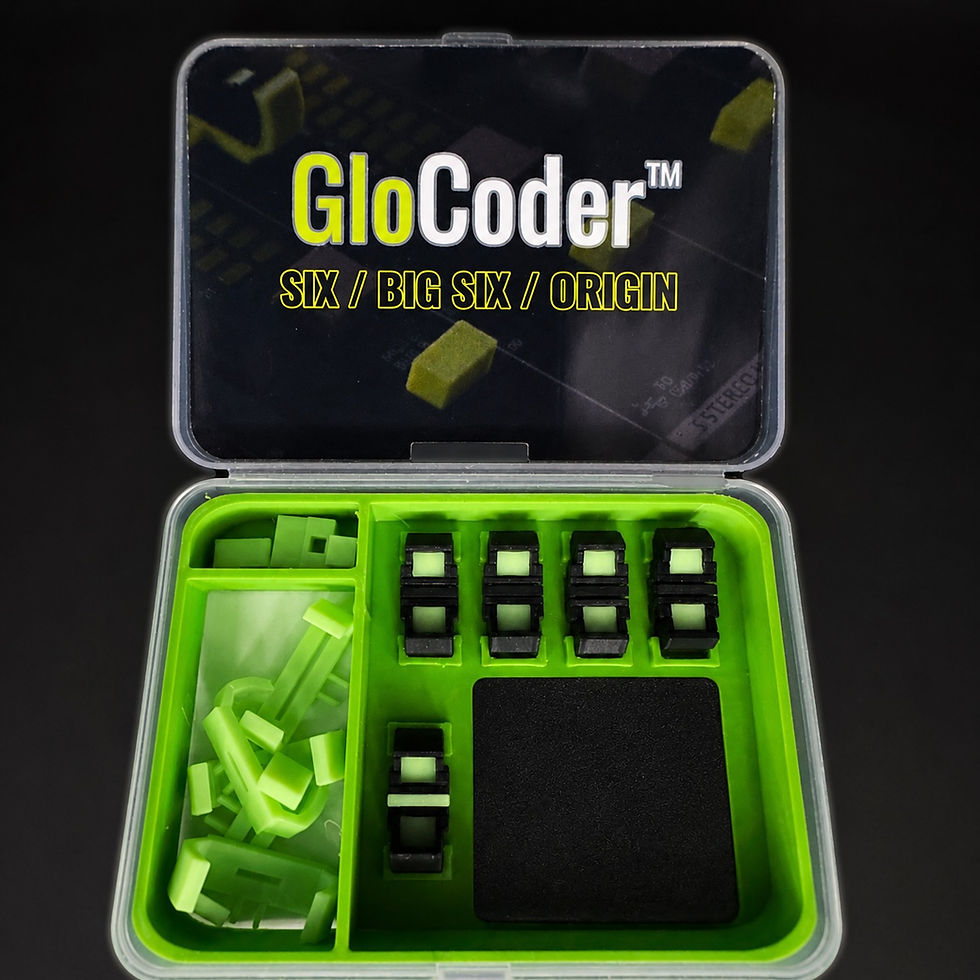 SSL SIX GloCoder small kit installed - partial color coding for key console controls