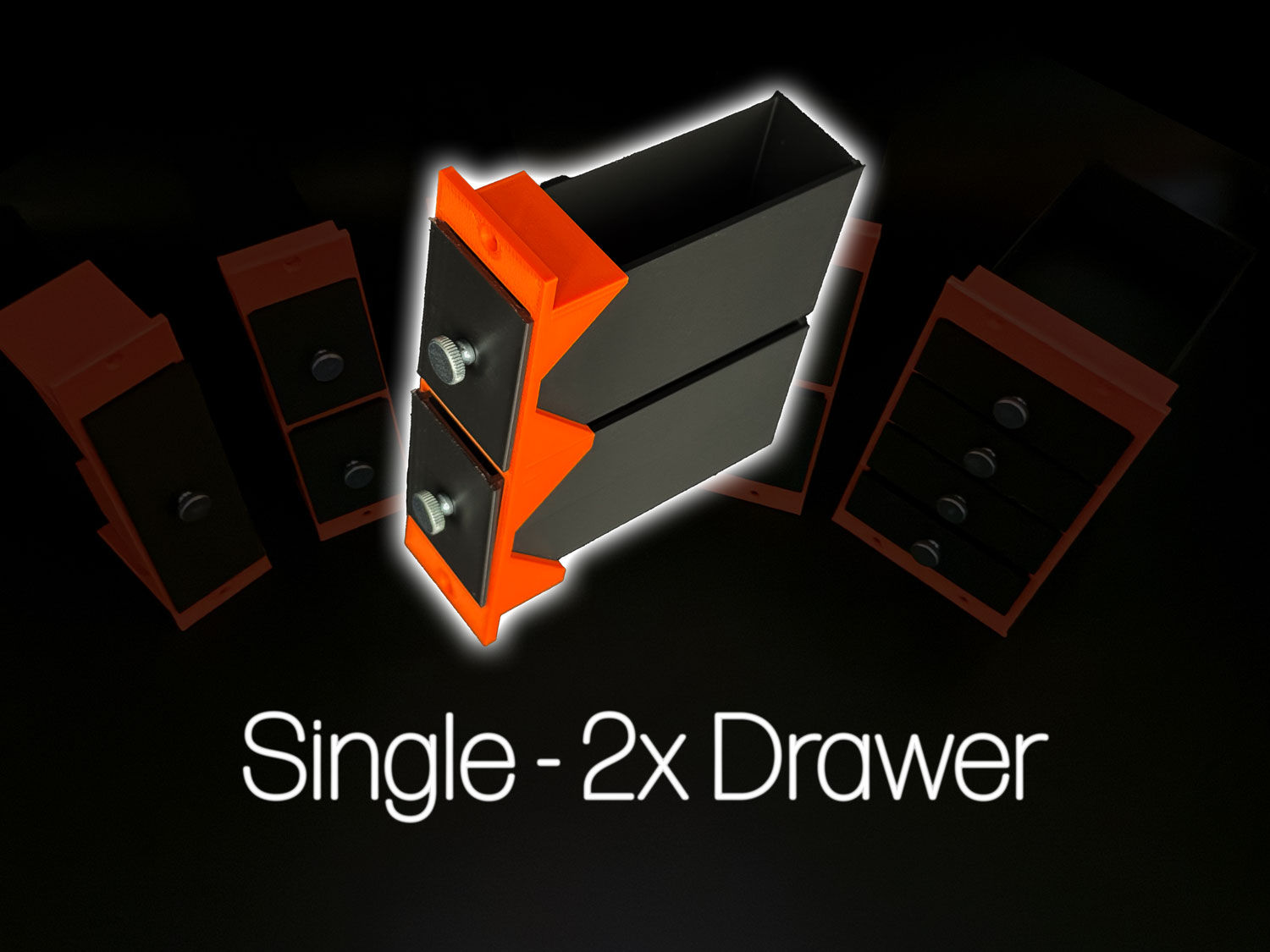 500 Series Single Space 2xDrawer System