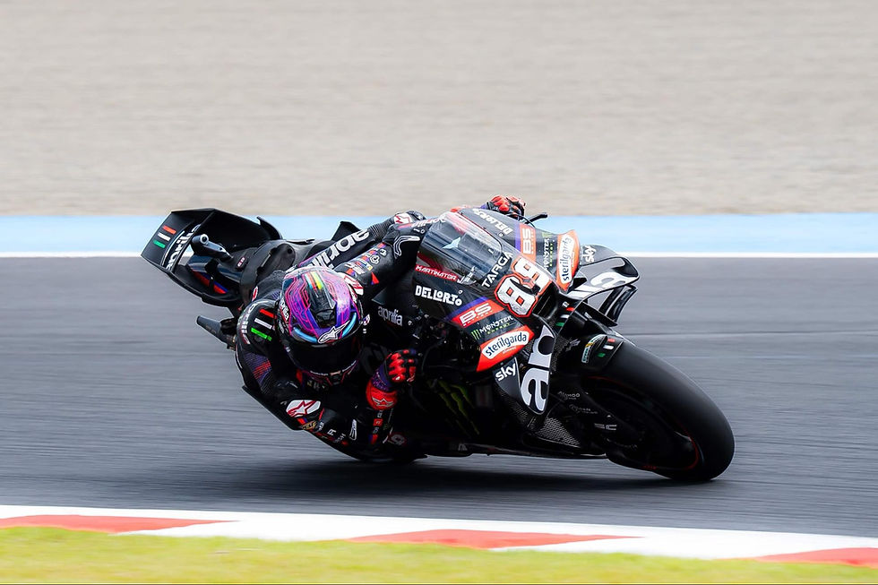 Jorge Martín leads the MotoGP championship | Credit: Aprilia Press