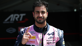 ART’s Maini “in a good place” after becoming first Formula 2 pole-sitter in Miami