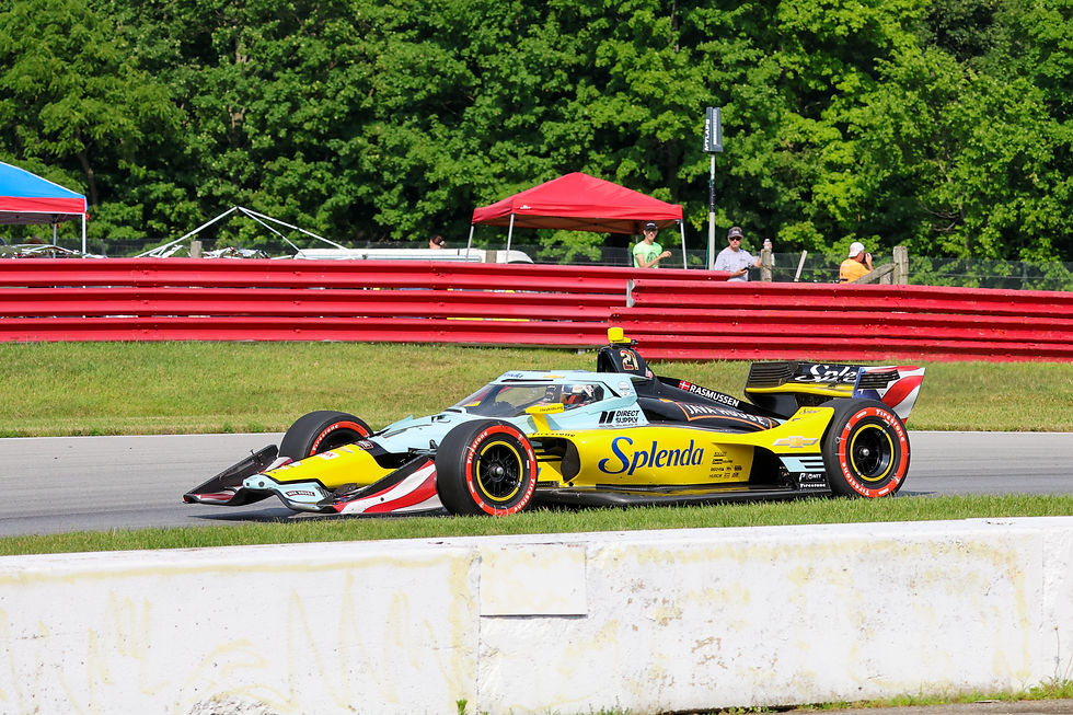 Christian Rasmussen at IndyCar's 2026 Honda Indy 200 at Mid-Ohio