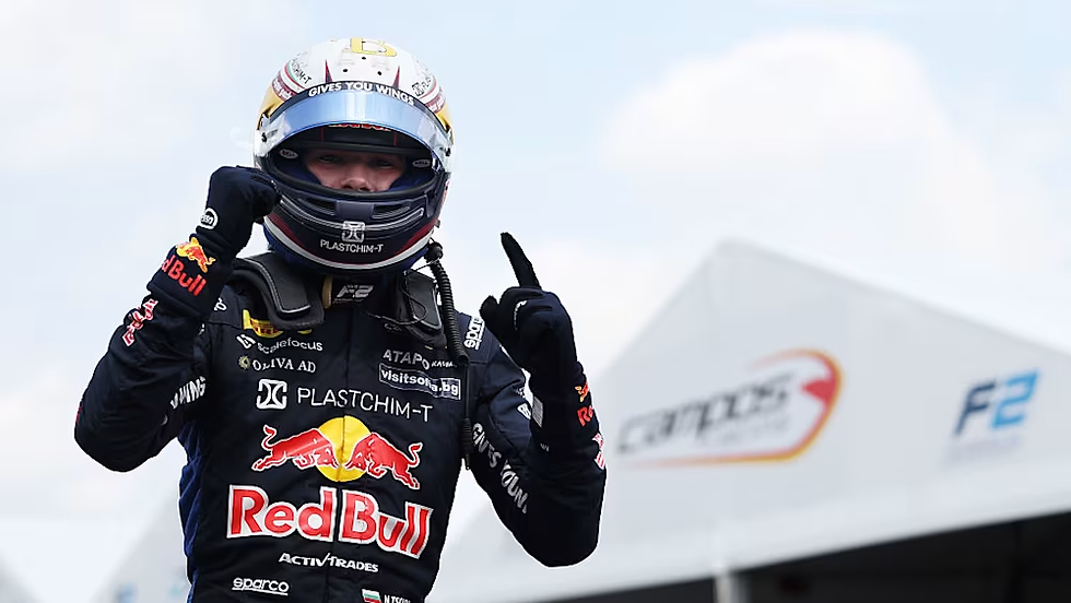 The biggest challenge for drivers to tackle was the heat during their in-laps | Credit: Formula 2