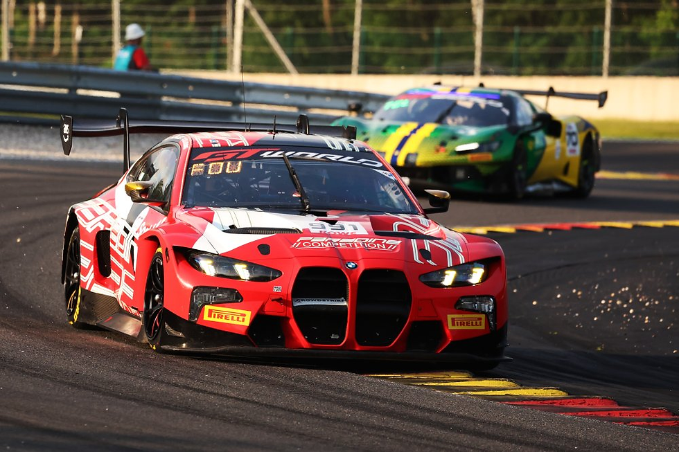 The No.991 BMW at the 2026 24 Hours of Spa