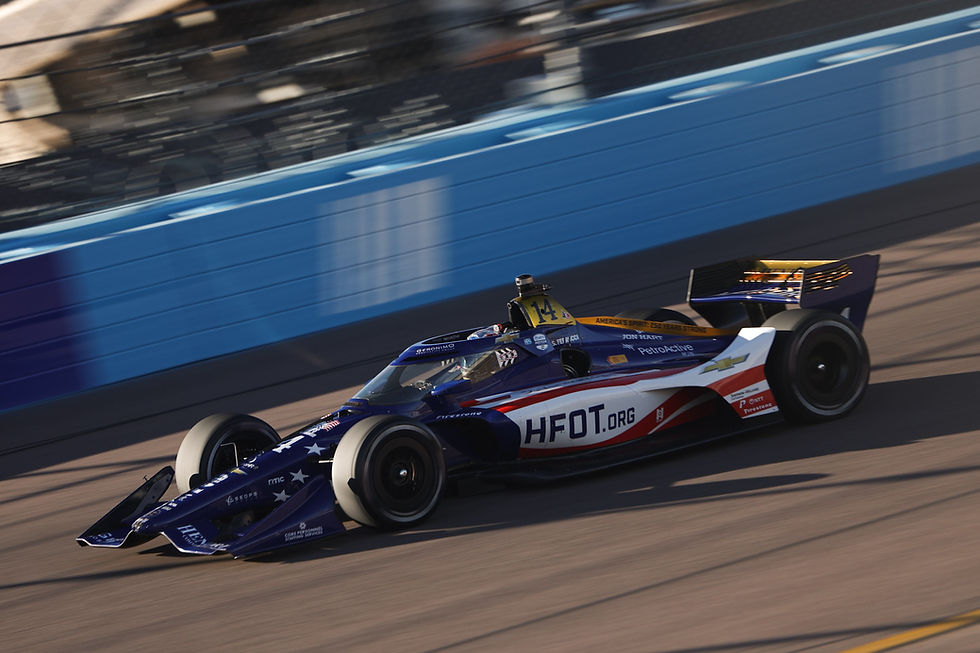 Santino Ferrucci at IndyCar's Good Ranchers 250 at Phoenix Raceway