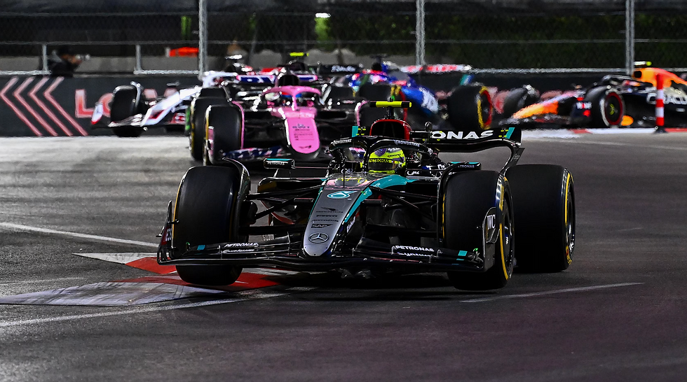 Lewis Hamilton’s most recent Grand Prix podium was at last year’s race in Vegas | Credit: Formula One