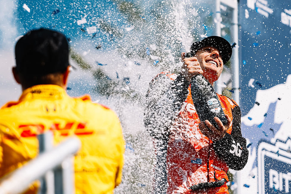 Will Power celebrates victory at the 2024 Grand Prix of Portland