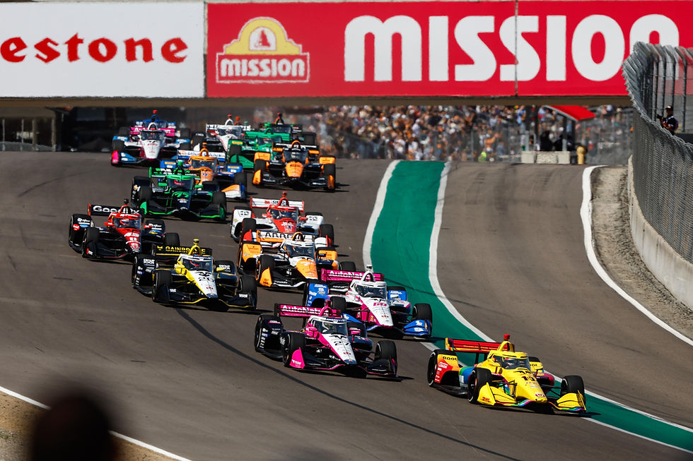 Race start at the 2024 Grand Prix of Monterey at WeatherTech Raceway Laguna Seca