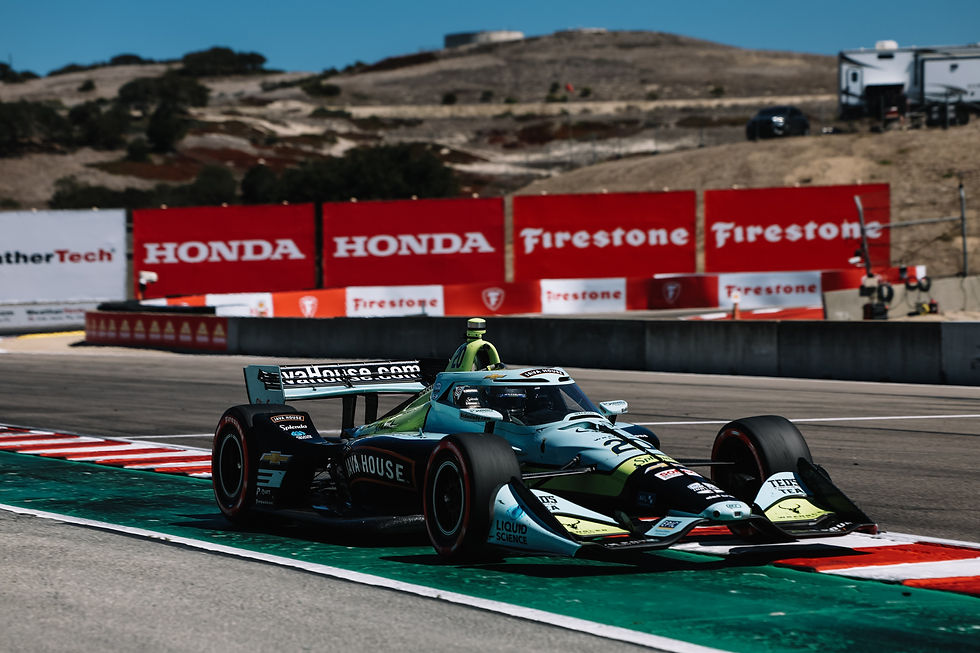 Alexander Rossi at WeatherTech Raceway Laguna Seca