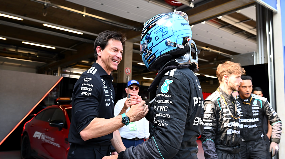 Team Principal Toto Wolff enjoyed Mercedes’ double podium in Austria | Credit: Formula One