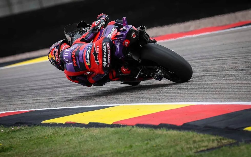 Jorge Martín during MotoGP's German Grand Prix at the Sachsenring