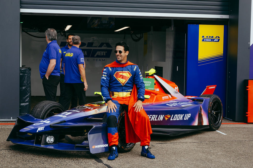 Lola Yamaha ABT showed up to Berlin with a superman-themed livery | Credit: Anna Knaak