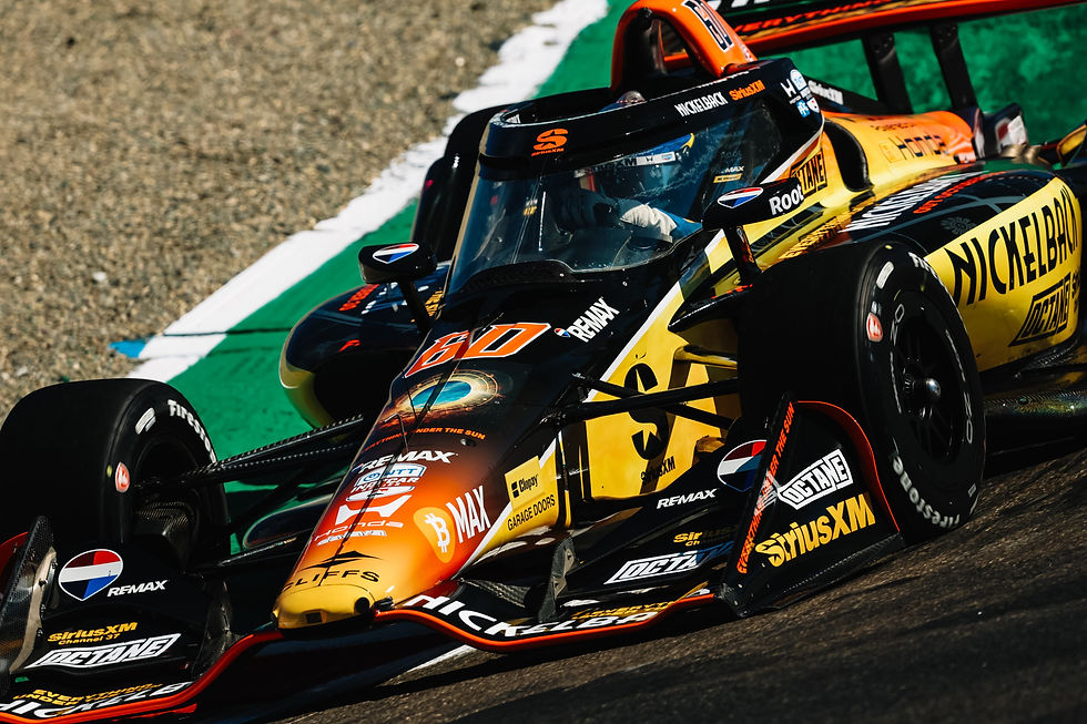 Felix Rosenqvist at WeatherTech Raceway Laguna Seca