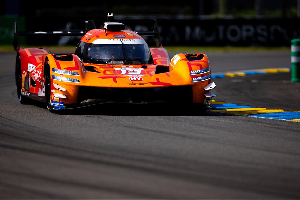 The Genesis Magma Racing No.19 at the 2026 24 Hours of Le Mans