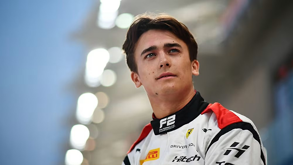 Dino Beganovic of the Ferrari Driver Academy and DAMS