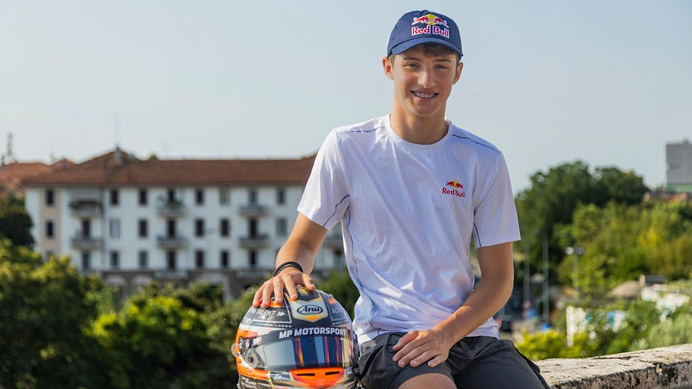 Mattia Colnaghi of MP Motorsport and the Red Bull Junior Team