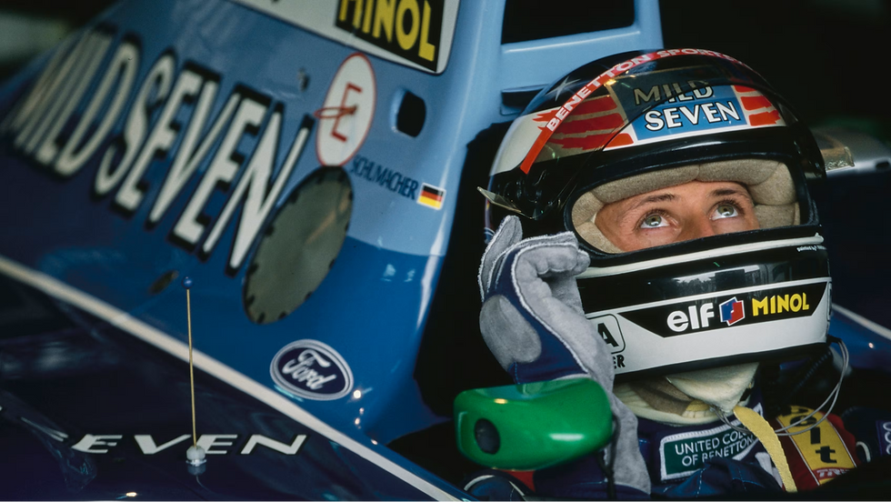 Schumacher was set to become a two-time world-champion with Benetton when he announced his departure | Credit: Formula One
