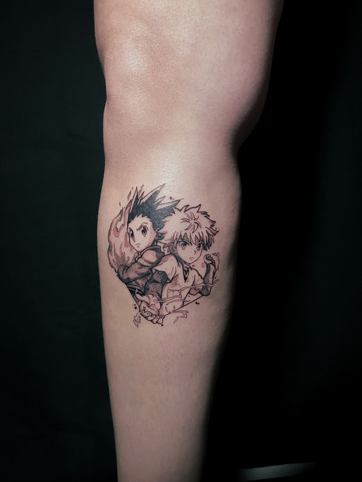 Gon und Killua, Anime Tattoo, 
