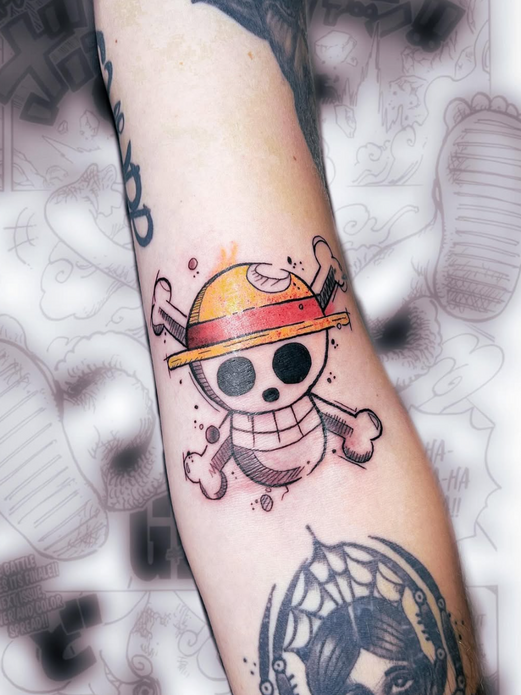 One Piece, One Piece Tattoo, Strohhutpiraten, Anime Tattoo