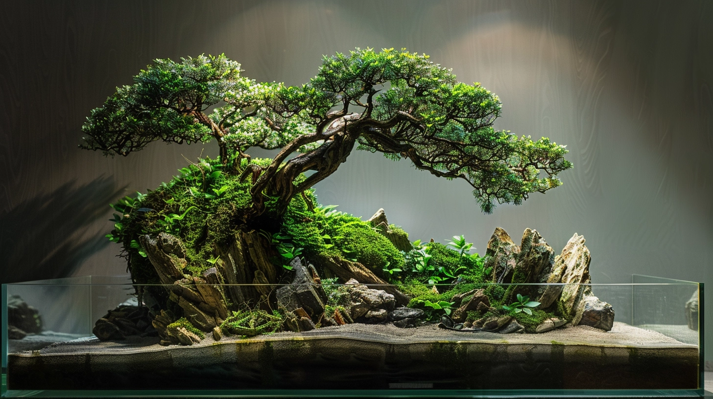 Małe bonsai krajobrazowe