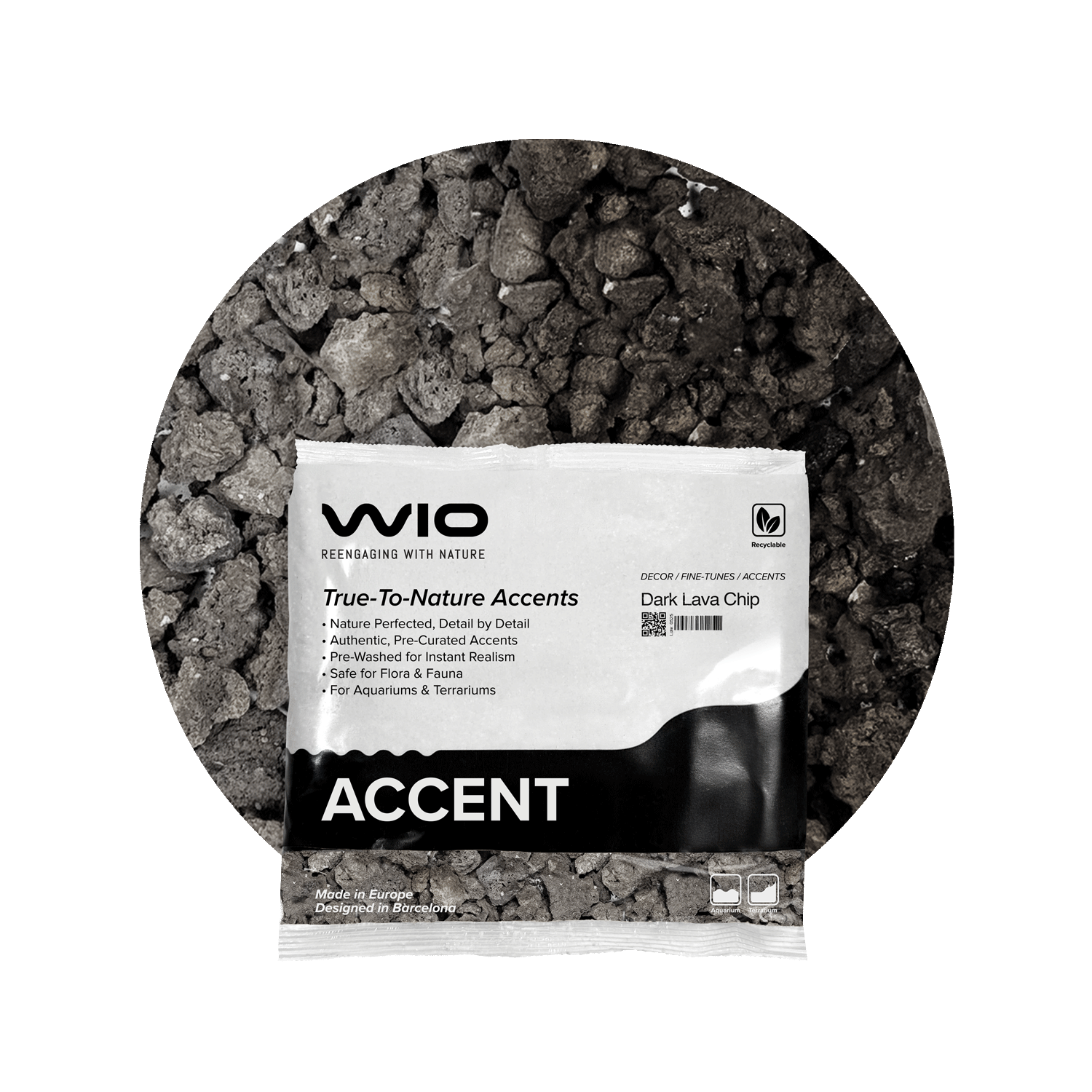 Dark Lava Chip Accent