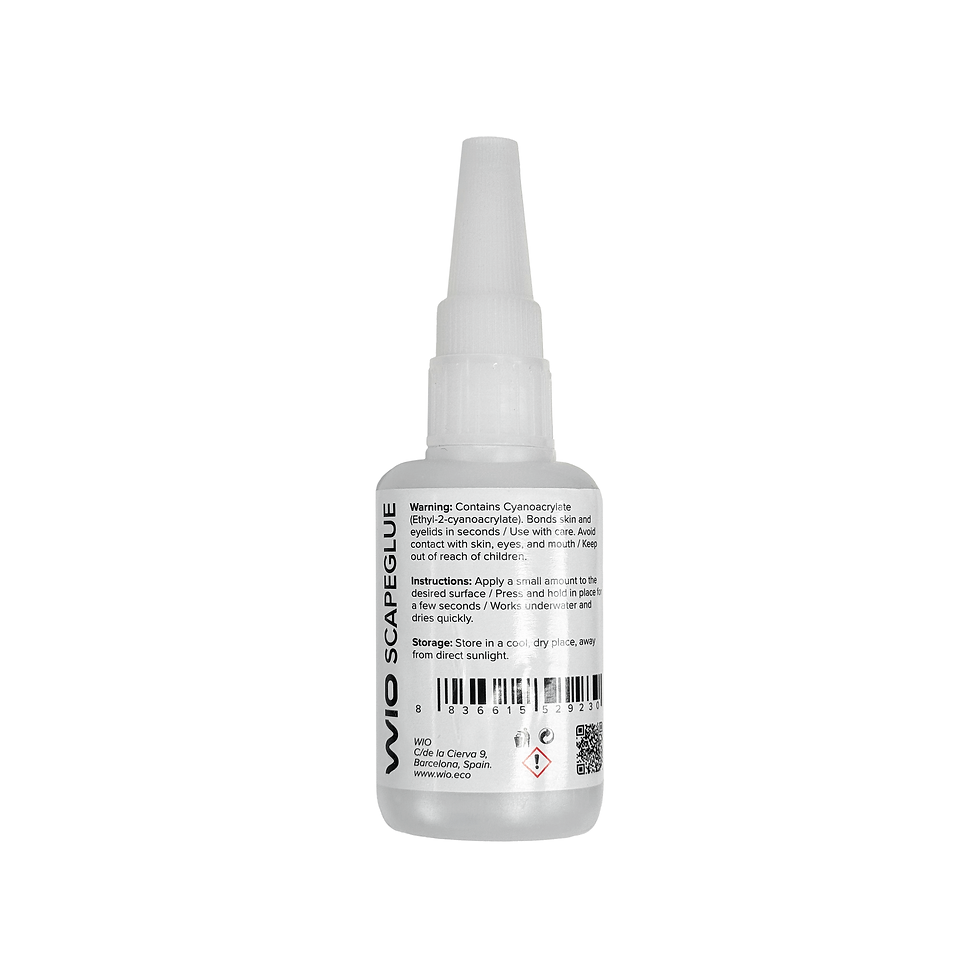 Scapeglue Kit Adhesive Pcakaging Back