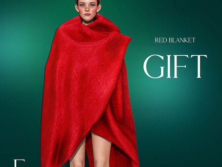 Belle Epoque Red Blanket Gift