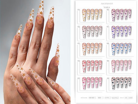 Ascendant Plastic Star Nails Gift